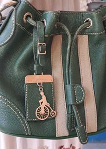 Bean pole Green Handbag &amp; Shoulder Bag