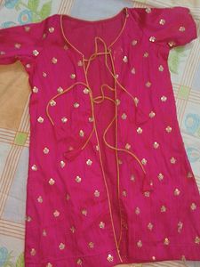 Crop Top Lehanga With A Long Coat