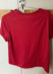 Decathalon Red Active Wear T-Shirt