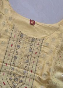 Elegant Yellow Kurta Set with Dupatta
