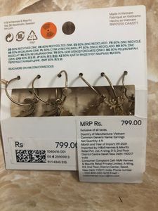 Pack Of 3 Christmas Earrings