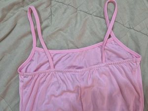 Light Pink Square Neck Maxi Dress