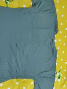 Grey Tree Print Top