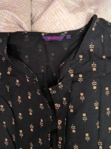 Black Printed ethnic Jumpsuit