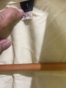 Light Yellow Short Sleeve Shirt