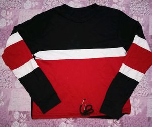 Color Block Long Sleeve Top