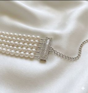 Pearl Diamond Necklace Set