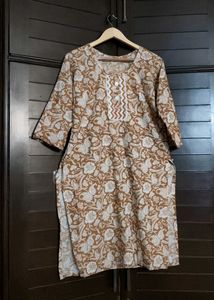 Cotton Printed Kurta Set with Dupatta