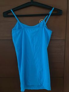 Blue Spaghetti Strap Camisole Top