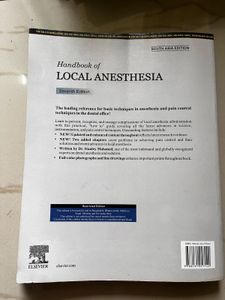 malamed Handbook of Local Anesthesia