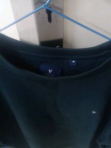 Van Husen Dark Green Sweatshirt For Men