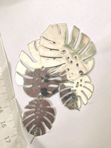 Monstera Leaf Drop Earrings