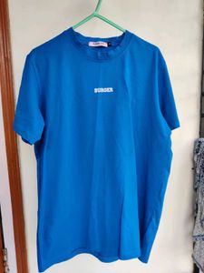Burgerbae New Tshirt Royal Blue