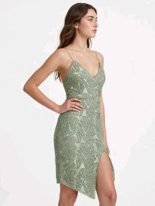 Sparkling Embellished Midi Dress