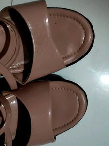 Pink Wedge Sandals