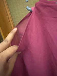 Sheer Purple Kazo top with inner lining
