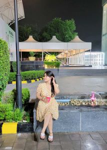 Chic Floral Print Dress
