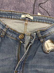 Classic Blue Wash Straight Leg Jeans
