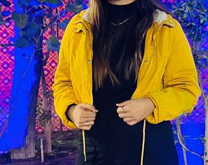 Mustard Cropped Jacket