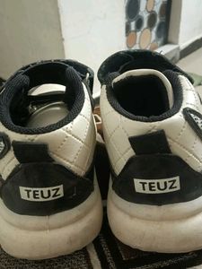 Stylish Black &amp; White Sneakers for Kids