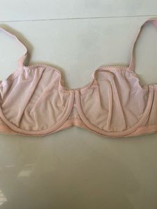 Sheer Pink Balconette Bra