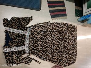 Leopard Print Maxi Dress