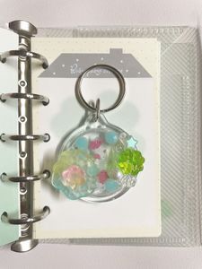 koi fish pond keychain