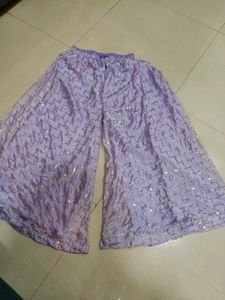 Lavender kurti and plazo