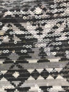 Grey Sequence Overcoat(Women’s)