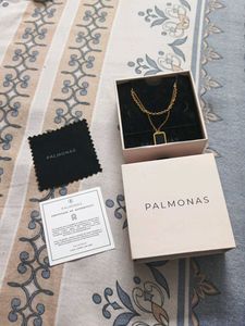 18 carat gold plated palmond chain