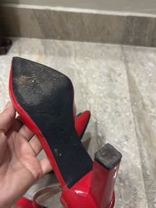 Hot red heels