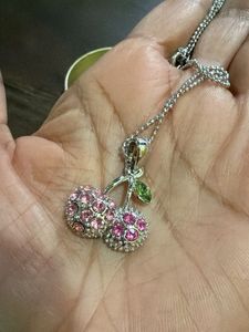 Cute Cherry Charm Necklace