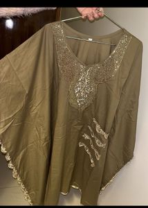 Elegant Embellished Kaftan Set