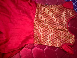 Red &amp; Gold Ethnic Dress