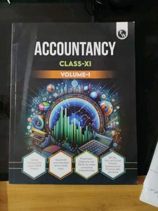 Accountancy Class 11 Volume 1 Book