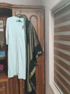black &amp; white salwar