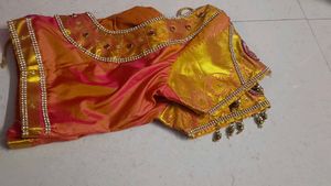 price drop Orange &amp; Pink design blouse