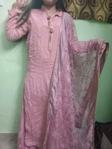 Elegant Pink Kurta Set