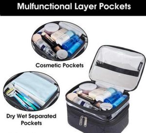 Dual Layer Makeup Bag