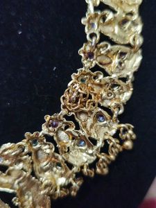 Matt gold antique finish haram