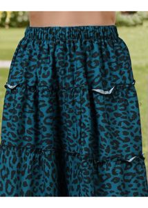 Open back Tiered Co-Ord top and skirt