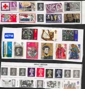 62 rare Great Britain used Stamps