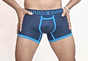 Men's Blue Boxer Briefs