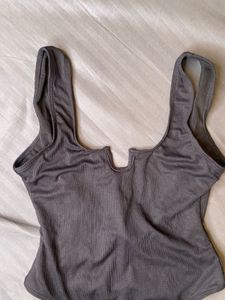 Black Bodysuit Top