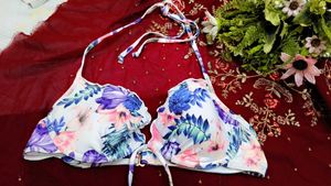 Floral Bikini Top with brief