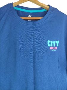 Lee Blue Graphic Print T-Shirt  LR-97