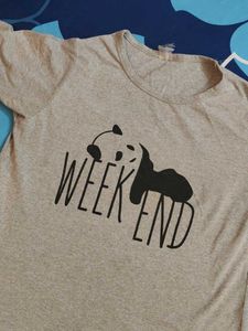 Funny Panda Weekend T-Shirt