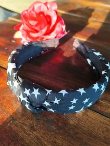 Star Print Knotted Headband