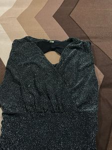 Sparkly Ruched Bodycon Dress