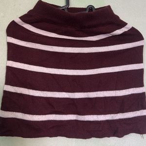 Striped winter skirt